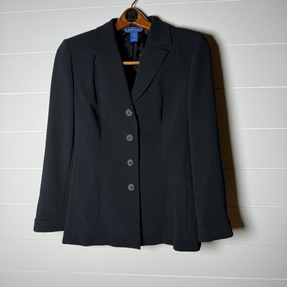 Austin Reed Jackets & Blazers - AUSTIN REED Blazer Women Size 8 Black 4-Button Jacket